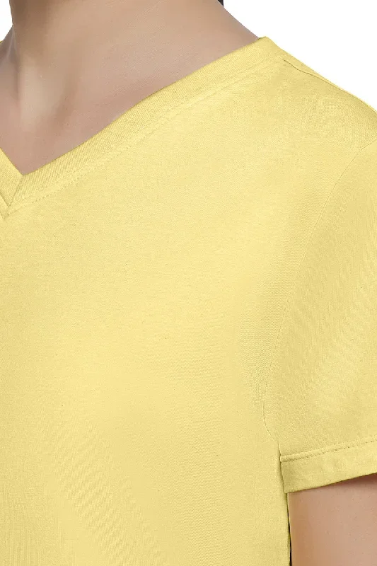 a-life-solid-v-neck-short-sleeve-t-shirt-sunshine