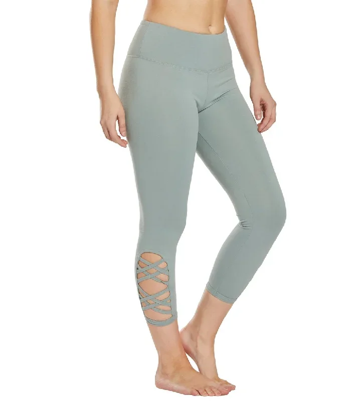 Balance Collection Riley Yoga Capris Slate Grey