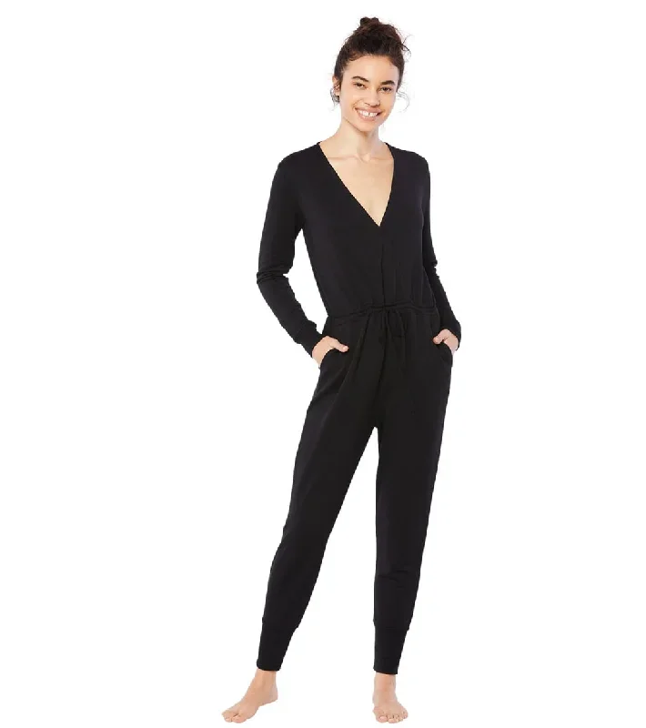 Beyond Yoga Cozy Fleece Overlapping Jumpsuit