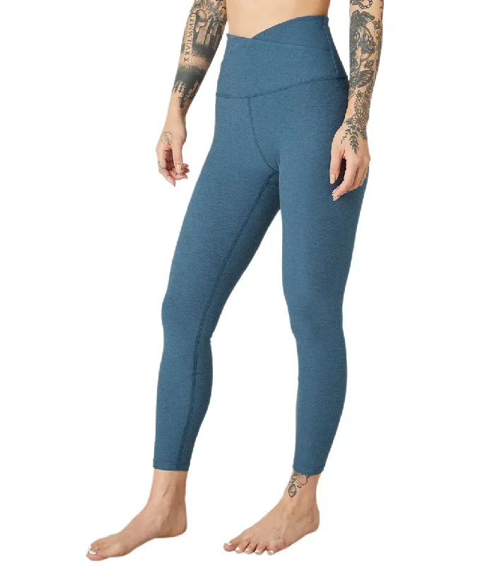 Beyond Yoga Spacedye At Your Leisure High Waisted 7/8 Yoga Leggings Stellar Blue