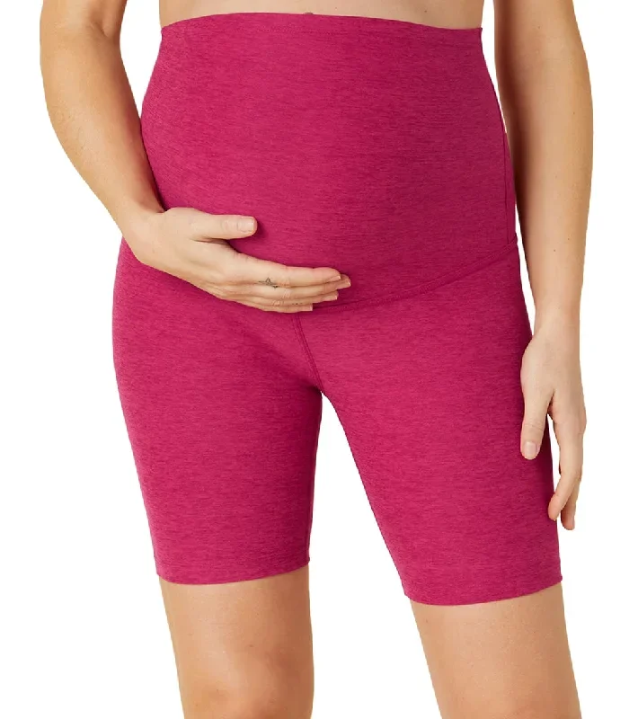 Beyond Yoga Spacedye Love the Bump Maternity Biker Shorts Dragonfruit-Sangria