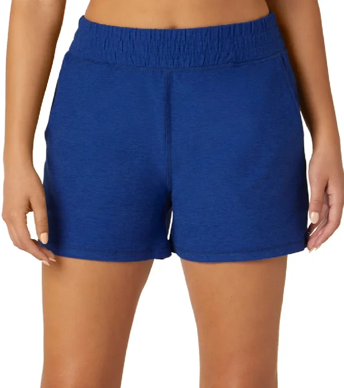 Beyond Yoga Spacedye Trek High Waisted Short Electric Royal Heather