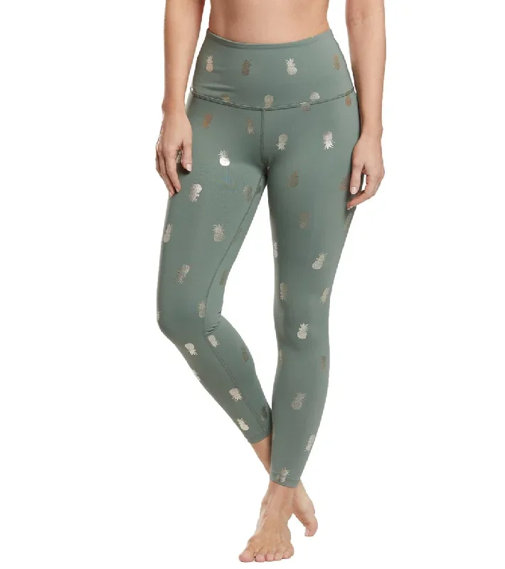 Beyond Yoga Tropical High Waisted 7/8 Yoga Leggings