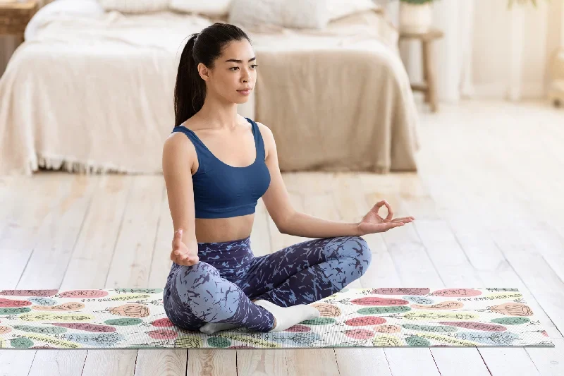 colorful-flower-silhouette-yoga-mat