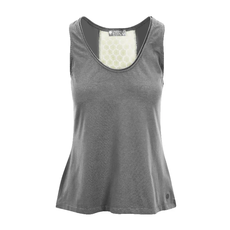 Contrast Chic Tank Grey