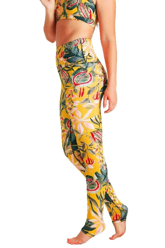 Curry Up Printed Yoga Leggings