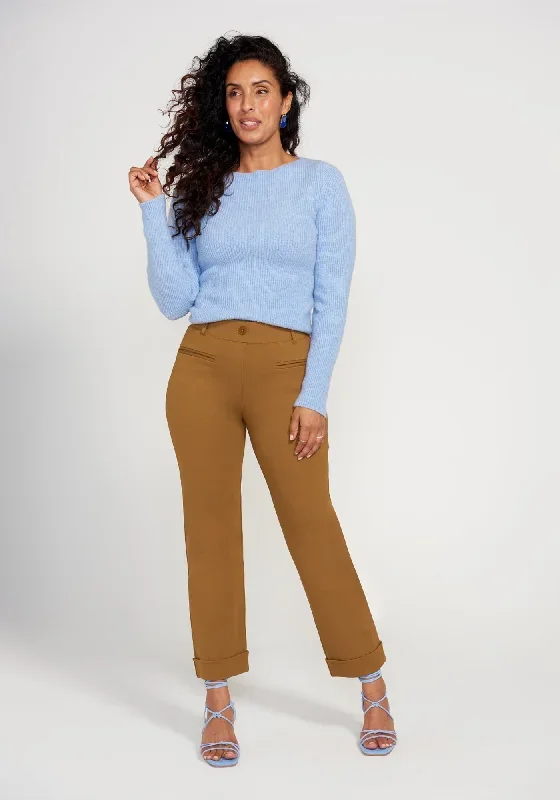 Easy Crop Trouser | Straight (Nutmeg)