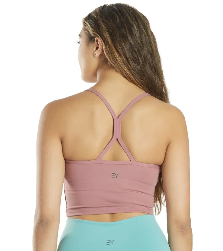 Everyday Yoga Unity Solid Crop Tank Dusty Rose