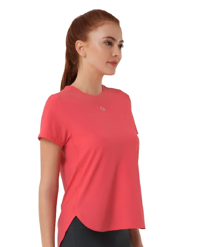 flamingo-pink-smooth-and-seamless-fitness-t-shirt