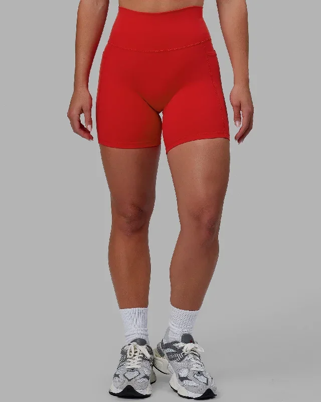 Fusion Mid-Length Shorts - Infrared