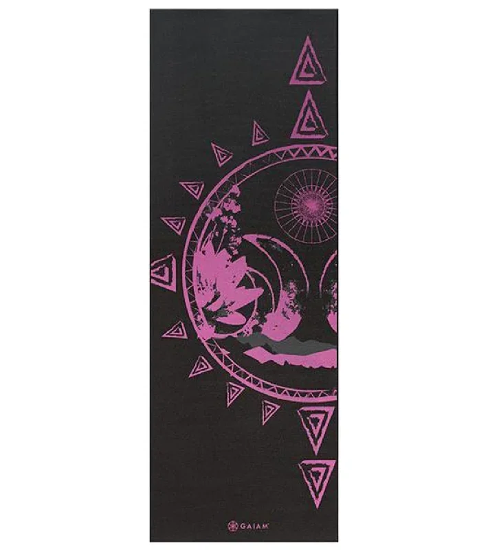 Gaiam Reversible Be Free Printed Yoga Mat 68 6mm Extra Thick Be Free