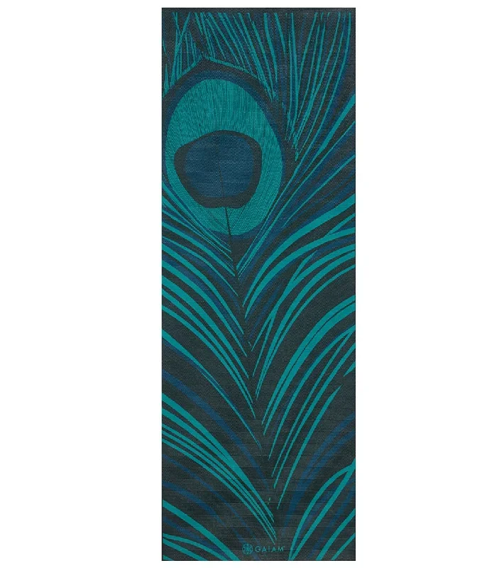 Gaiam Reversible Yoga Mat 6mm Geo Feather