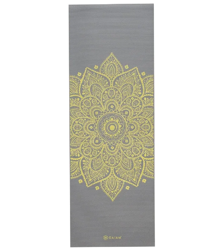 Gaiam Yoga Mat 68 6mm Citron Sundial