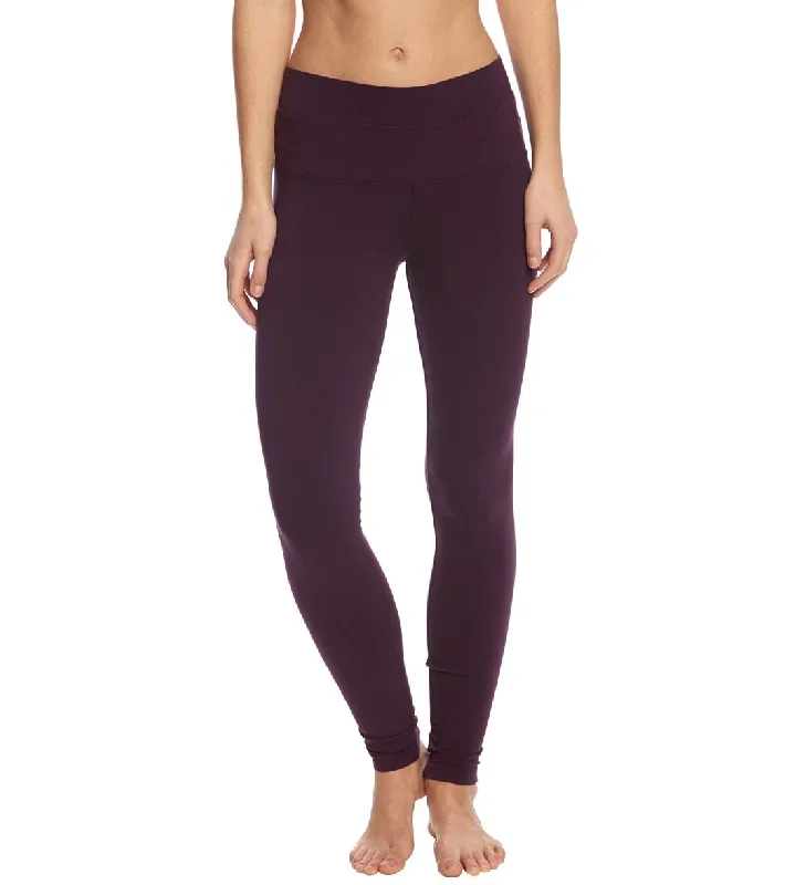 Hard Tail High Waisted Cotton Ankle Yoga Leggings Concord