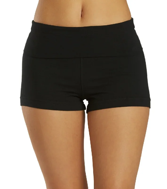 Hard Tail Rolldown Shorts Black