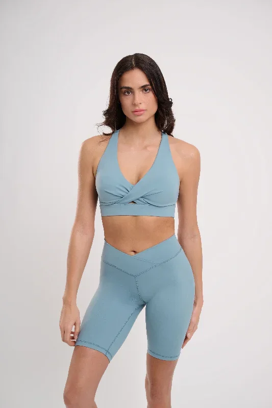 Iris Wrap Bra Sky Blue