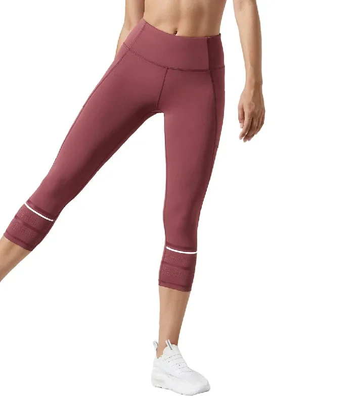 Lilybod Lolah Laser Cut 7/8 Yoga Leggings Apple Butter