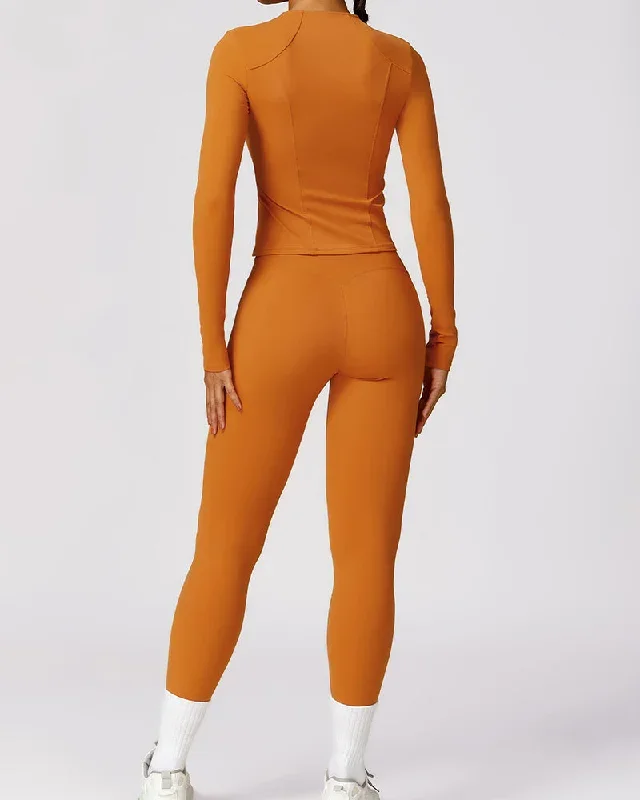 Long Sleeve Pants Orange