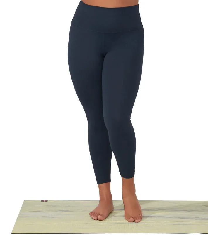 Manduka Foundation High Waisted 7/8 Yoga Leggings Dark Sapphire