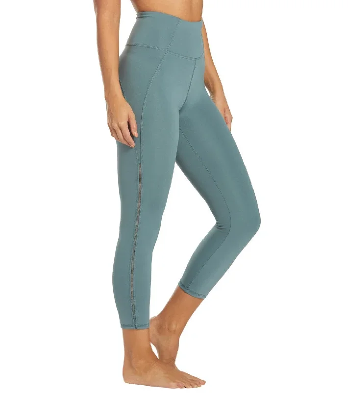 Marika High Waisted Lua Yoga Capris Goblin Blue