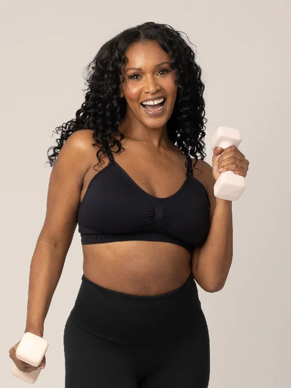 Sublime Nursing Sports Bra | Black