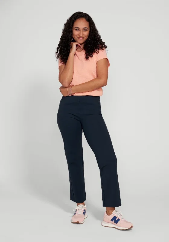 Monroe Crop Trouser | Straight (Navy)