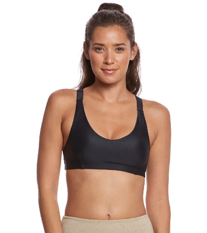 Onzie Weave Yoga Sports Bra Black