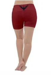 red-velour-yoga-shorts