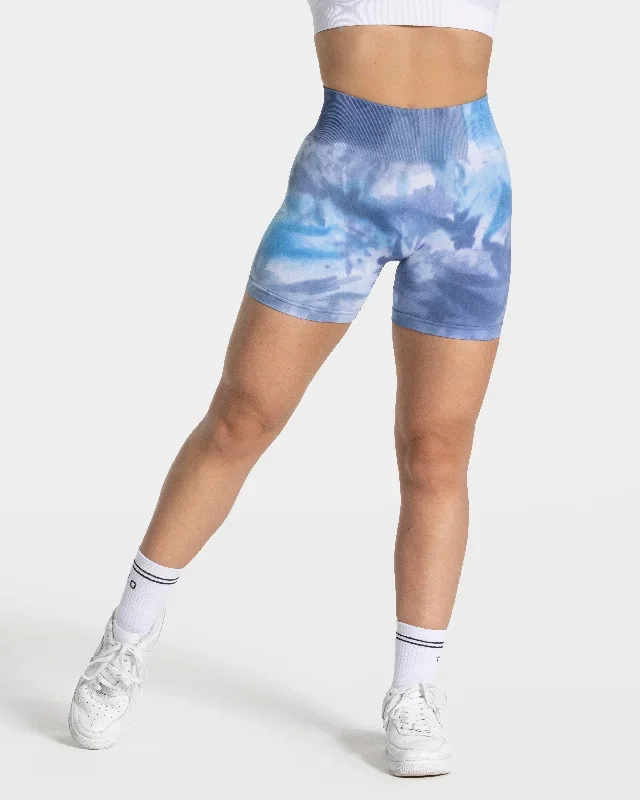 Tie Dye Scrunch Short Ocean