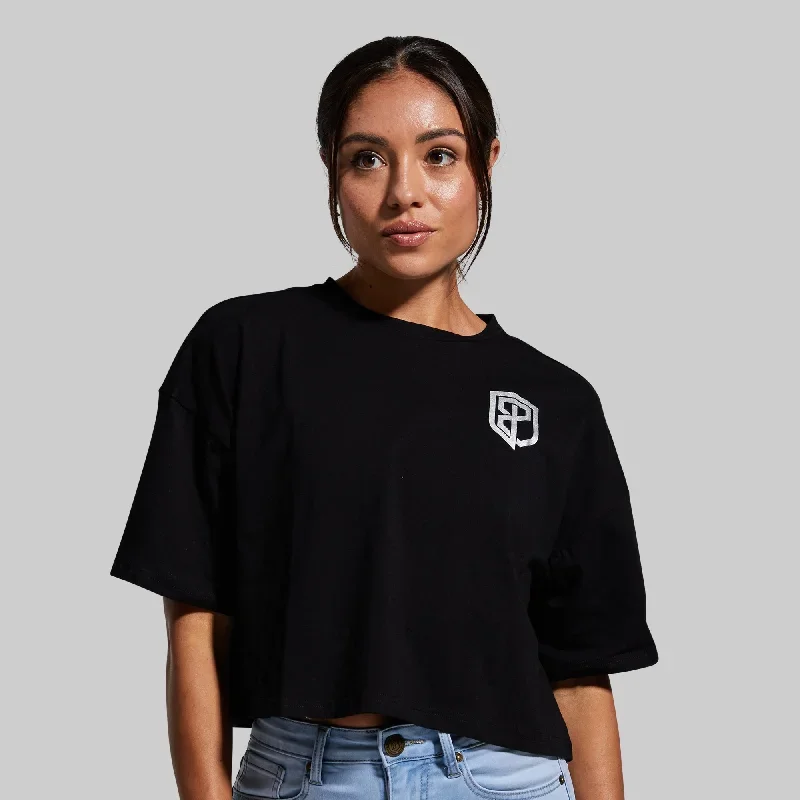 Training Crop Tee (Black)