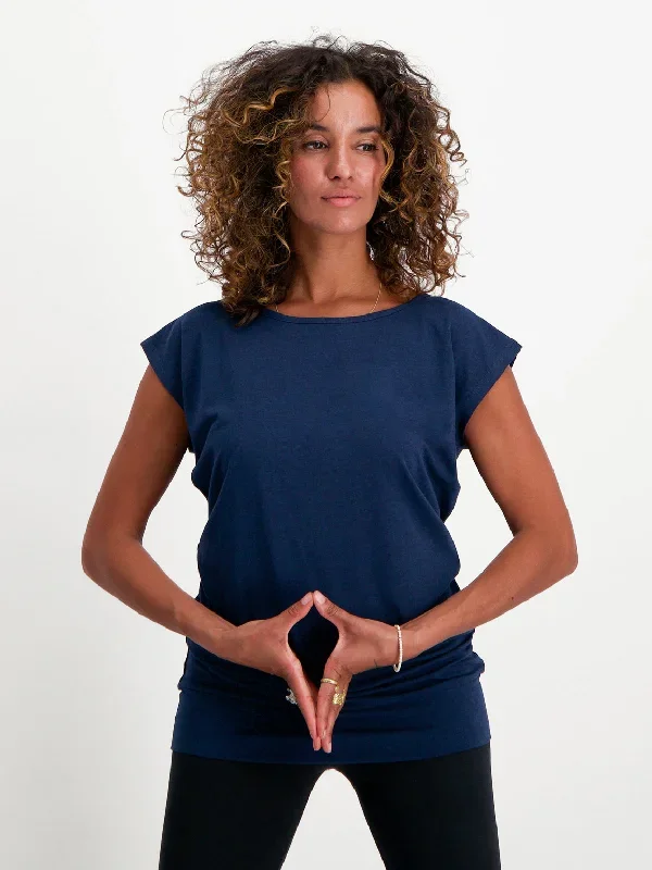 Urban Goddess Asana Yoga Tee - Midnight