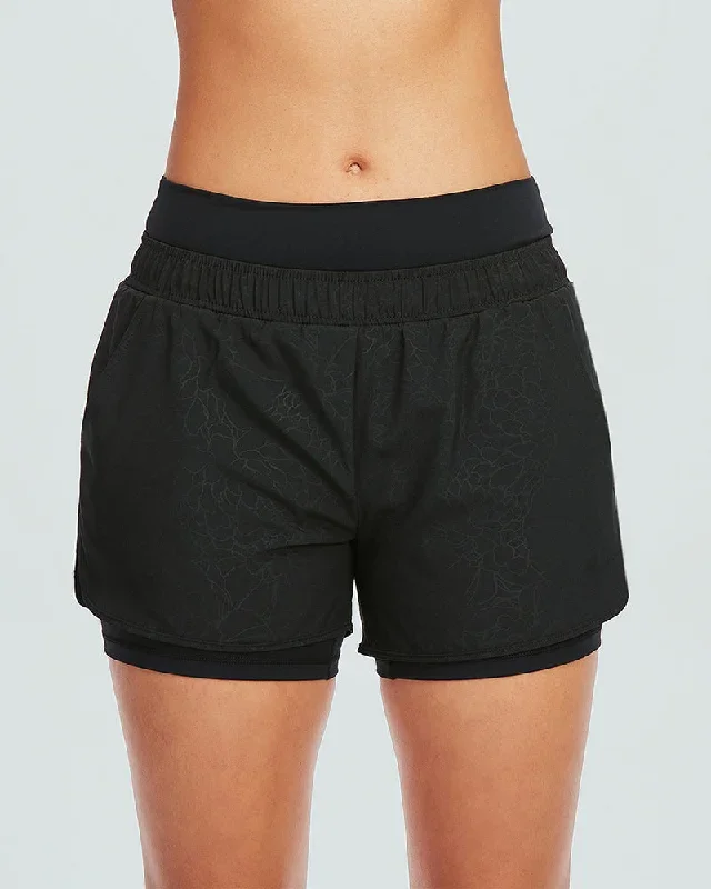 Women Street Style Soprty Yogo Short Shorts Black XS-2XL