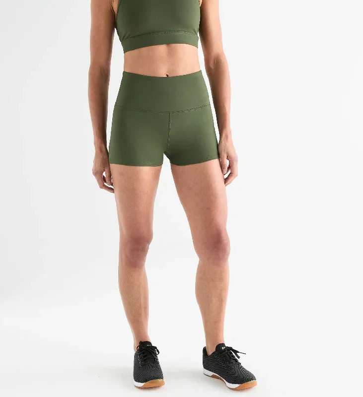 Women's High-Rise Matte Short 2